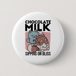 Kawaii Chocolate Milk Cat – Cozy Drink & Cuteness Button
