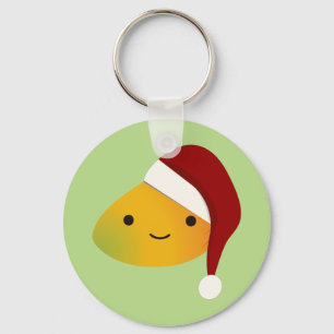Kawaii Christmas Mango Schlüsselanhänger