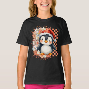 Kawaii Christmas Penguin - Niedliche Holiday Ästhe T-Shirt