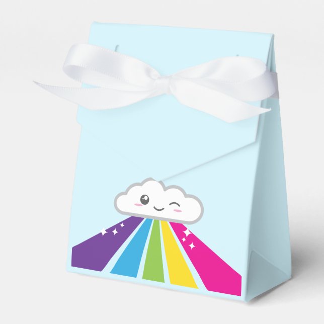 Kawaii Cloud and Rainbow Geschenkboxen Geschenkschachtel (Vorderseite)