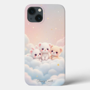 Kawaii Cloud Animals - Niedliche Pastel Ästhetik Case-Mate iPhone Hülle