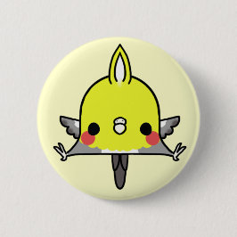 Kawaii Cockatiel (Sie ändern den Hintergrund!) Button