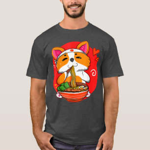 Kawaii Corgi Ramen Niedlich Japanisch Manga Anime T-Shirt