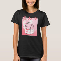 Kawaii Cow Retro Japanisch Erdbeere Milkshake