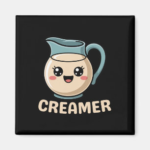 Kawaii Creamer Coffee Niedlich Halloween Kostüm Ri Magnet