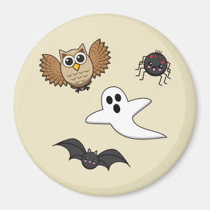 Kawaii Creepy Night Creatures Set Magnet