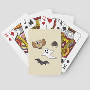 Kawaii Creepy Night Creatures Set Spielkarten