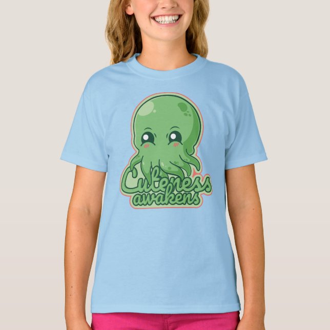 Kawaii Cthulhu T-Shirt (Vorderseite)