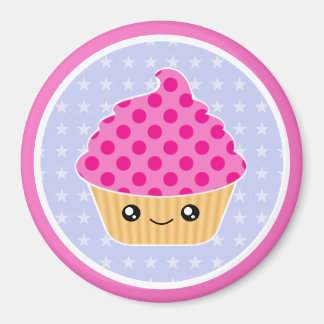 Kawaii Cupcake Magnet