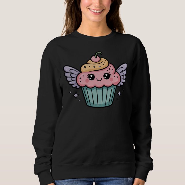  Kawaii Cupcake Sweatshirt (Vorderseite)