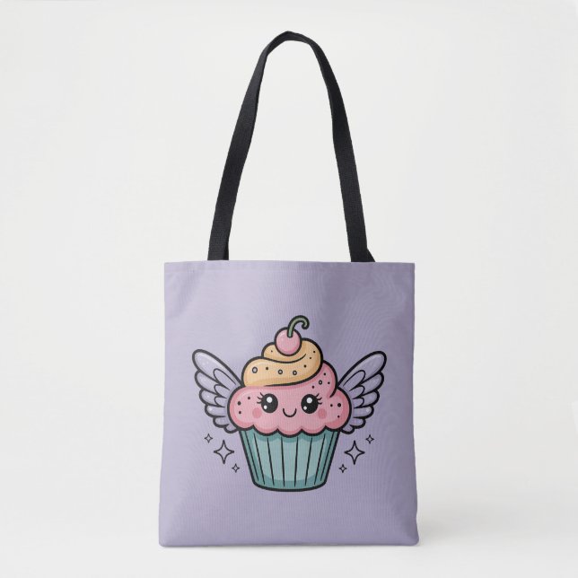 Kawaii Cupcake Tasche (Vorderseite)