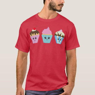 Kawaii Cupcakes Baker Muffin T-Shirt