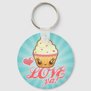 Kawaii Cuppy Cake Schlüsselanhänger