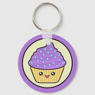 Kawaii Cuppy Kuchen-Schlüsselanhänger Schlüsselanhänger