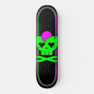 KAWAII DEATHROCK TOTENKOPF KARTENSPIEL SKATEBOARD