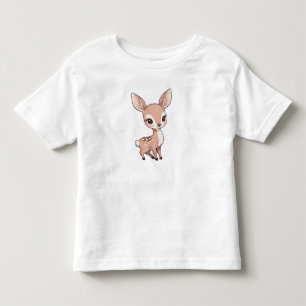 Kawaii Deer Dream - Niedlicher Waldfreund T - Shir Kleinkind T-shirt