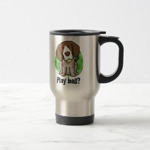 Kawaii deutsche kurzhaariger Zeiger-Reise-Tasse Reisebecher
