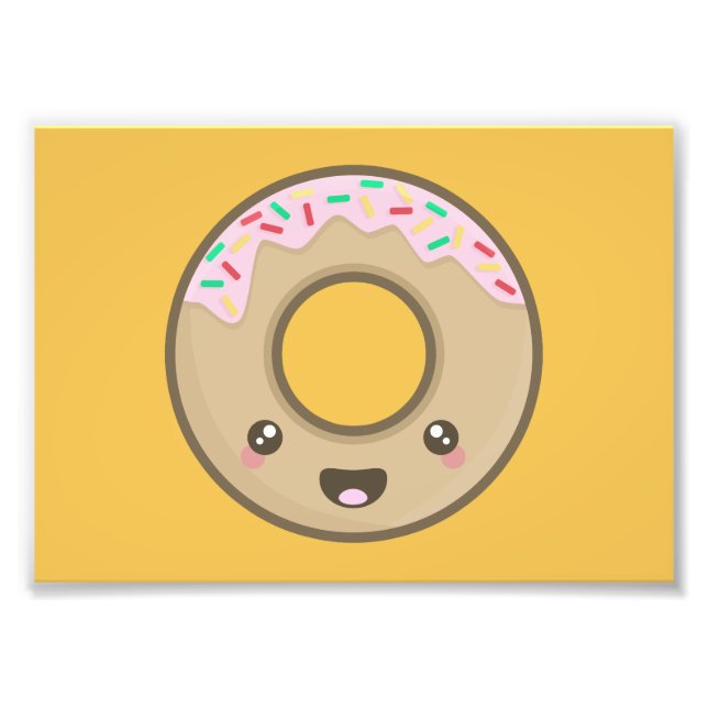 Kawaii donut fotodruck (Vorne)