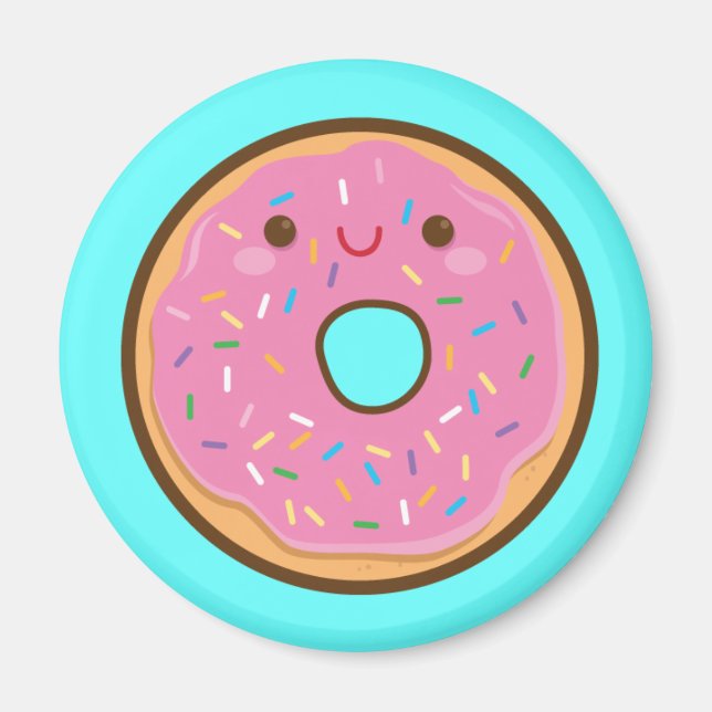 Kawaii Donut Magnet (Vorne)