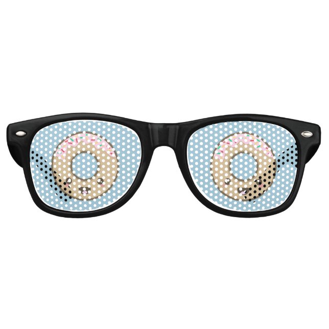 Kawaii donut partybrille (Vorderseite)