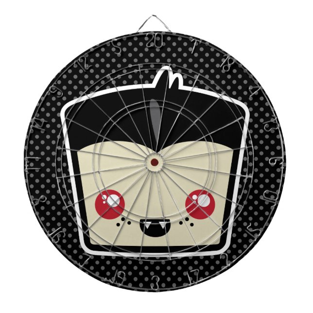 Kawaii Dracula Dart Board Dartscheibe (vorne)