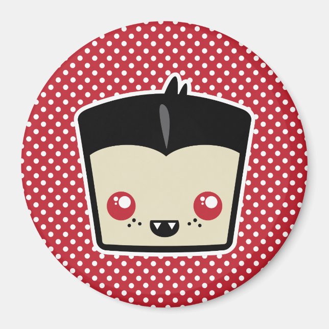 Kawaii Dracula Magnet (Vorne)