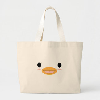 Kawaii Duck Tongue "Zu niedlich, um schwerwiegend Jumbo Stoffbeutel