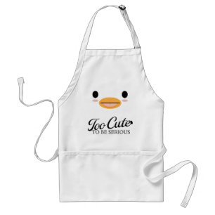 Kawaii Duck Tongue "Zu niedlich, um schwerwiegend Schürze