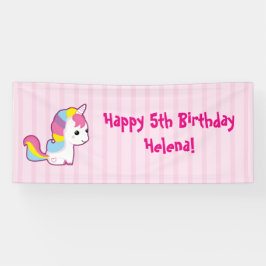Kawaii Einhorn Banner