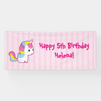 Kawaii Einhorn Banner