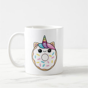 Kawaii-Einhorn-Donut  Kaffeetasse