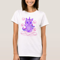 Kawaii-Einhorn-Pentagramm-Schädel