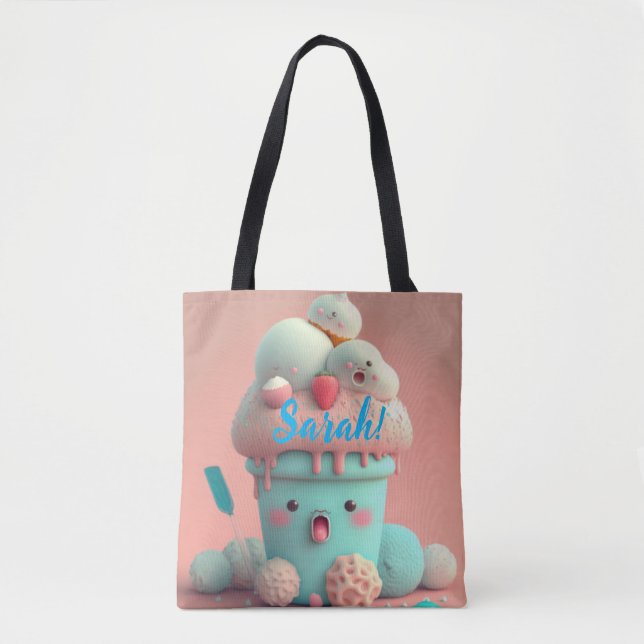 Kawaii Eisbeutel Tasche (Vorderseite)
