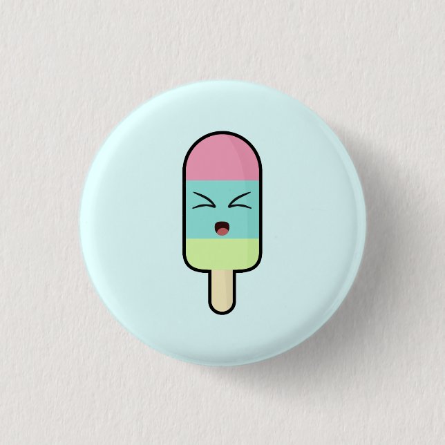 Kawaii Eiscreme Button (Vorderseite)