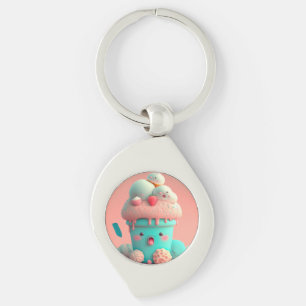 Kawaii-Eiscreme-Schlüsselanhänger Schlüsselanhänger