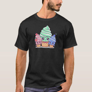 Kawaii-Eiscreme-Truppe – Süße und niedliche Vibes T-Shirt