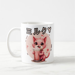 Kawaii Erdbeere Kaffeetasse