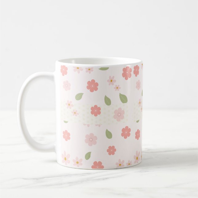 Kawaii Erdbeermilch Kaffeetasse (Links)