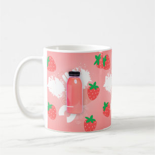 Kawaii Erdbeermilch Kaffeetasse