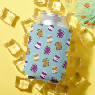 Kawaii Erdnussbutter- und Gelee-Sandwich-Paar Dosenkühler