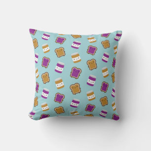 Kawaii Erdnussbutter- und Gelee-Sandwich-Paar Kissen