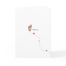 Kawaii-Faultier-Wortspiel-Valentinskarte