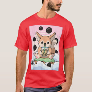 Kawaii Fennec Fox Bubble Boba Milk Tee Japanisch A