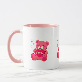 Kawaii Fluffy Animal Pink Tasse