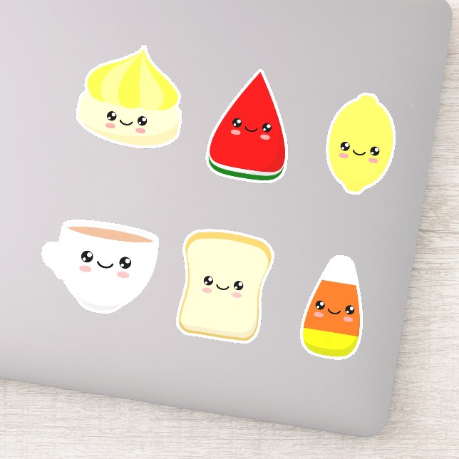 Kawaii food 04 aufkleber (Detail)