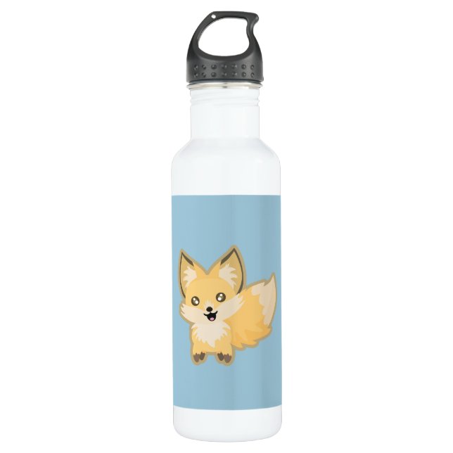 Kawaii Fox Trinkflasche (Vorderseite)
