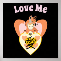 Kawaii Foxy Cosplay Liebe Herz