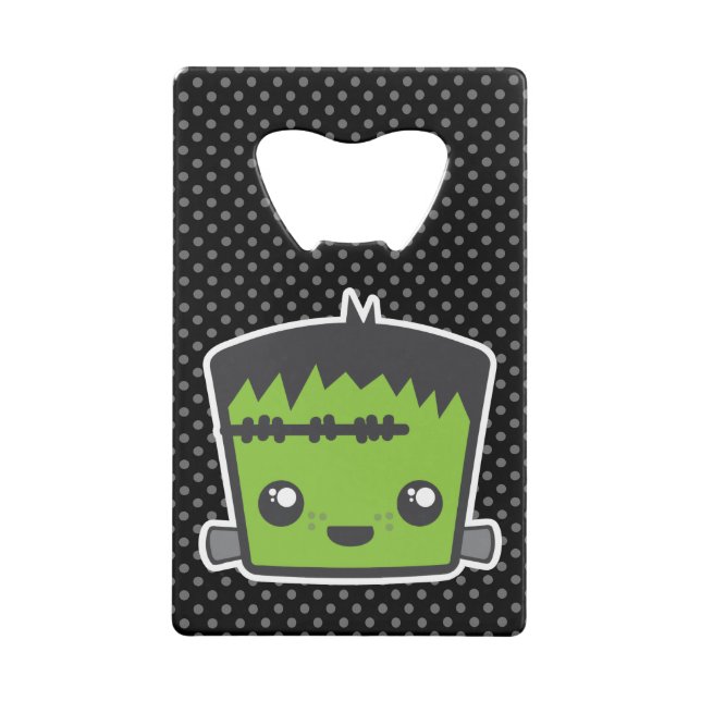 Kawaii Frankenstein Bottle Opener Kreditkarten Flaschenöffner (Rückseite)