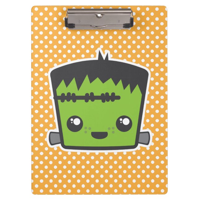 Kawaii Frankenstein Clip Board Klemmbrett (Vorderseite)