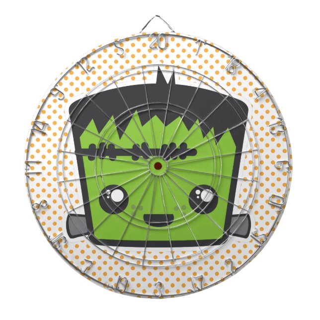 Kawaii Frankenstein Dart Board Dartscheibe (vorne)